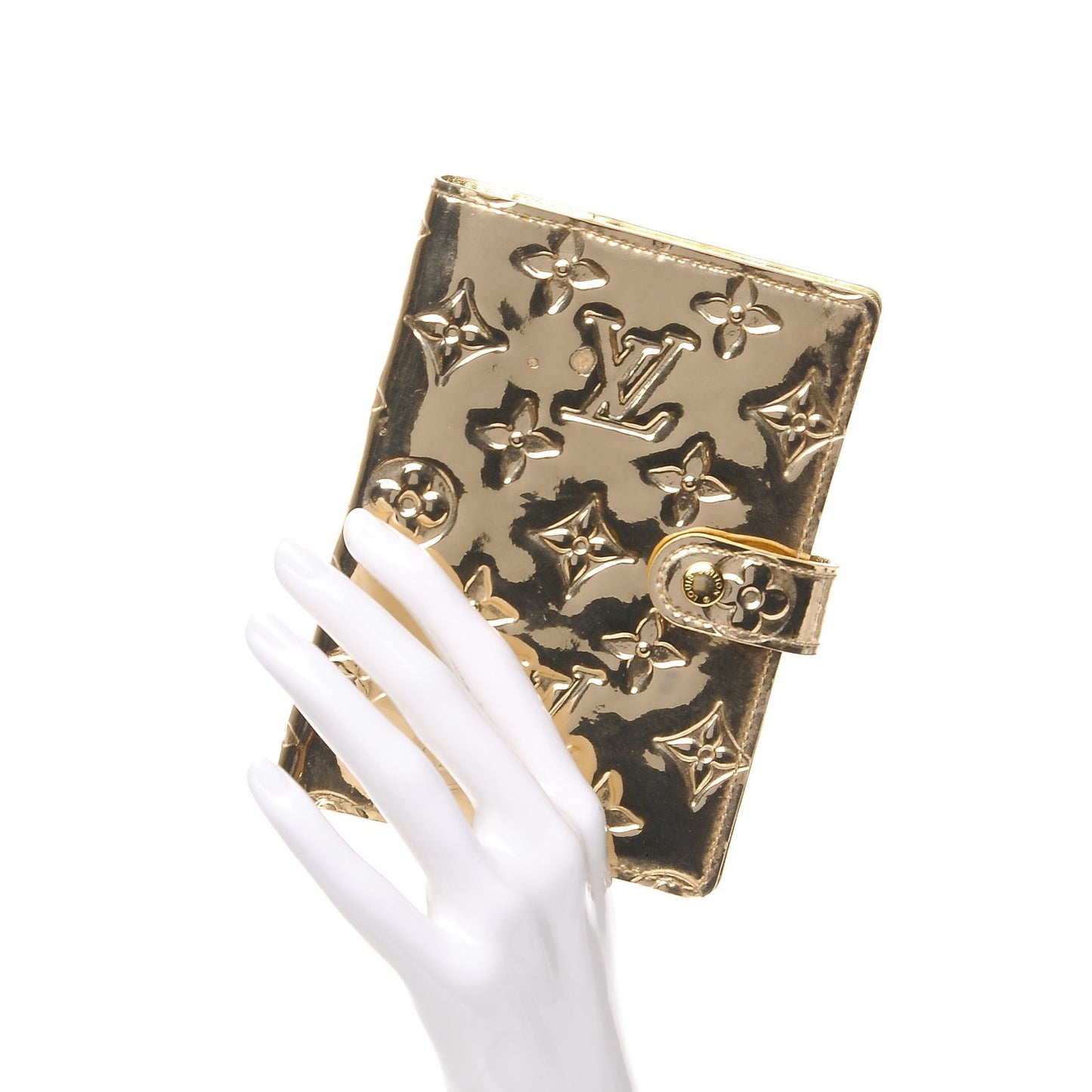Monogram Miroir Small Ring Agenda Gold