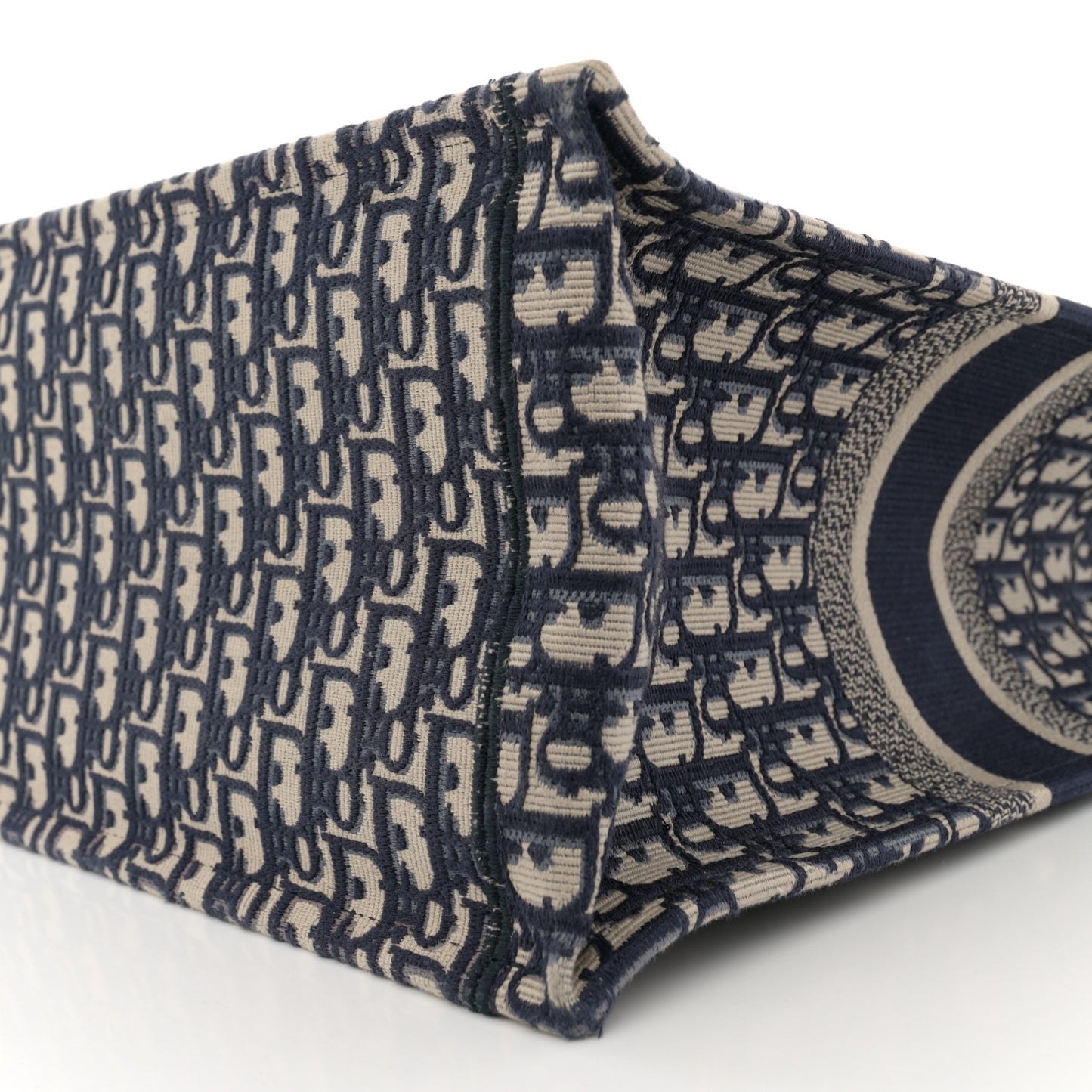 Oblique Large Book Tote Blue Multicolor