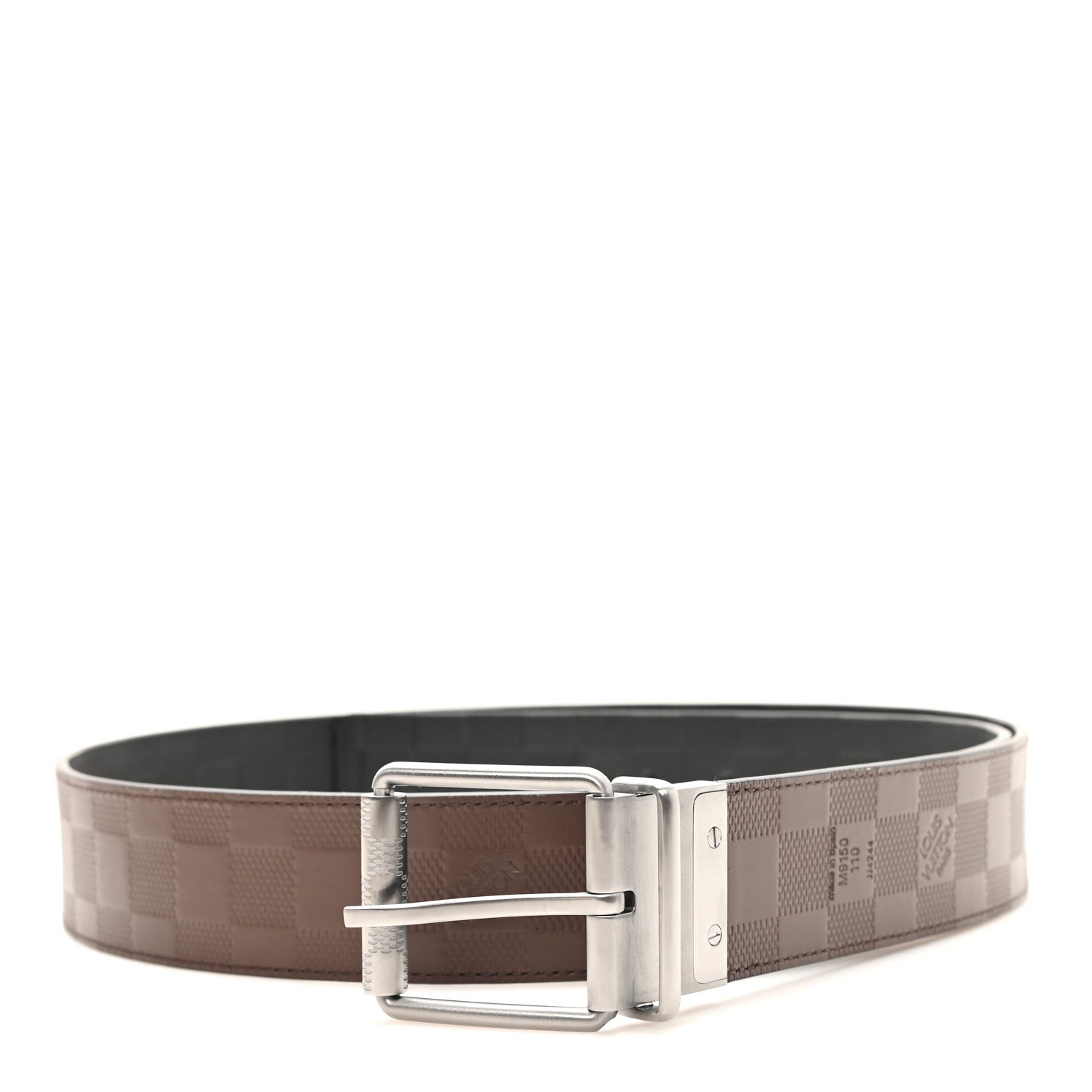 Louis Vuitton Damier Infini 40mm Reversible Belt 110 44 Black Brown 2 of 6