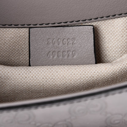 Gucci Guccissima Mini Emily Chain Shoulder Bag Storm Grey 7 of 7