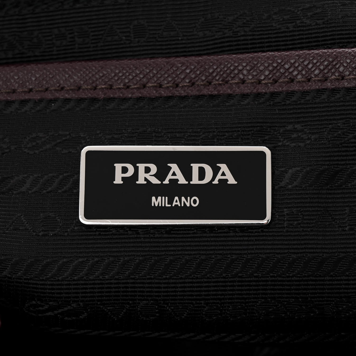 Prada Tessuto Nylon Saffiano Vela Medium Backpack Bordeaux 6 of 11