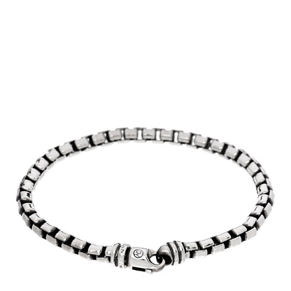 David Yurman Sterling Silver 5mm Box Chain Bracelet 2 of 4