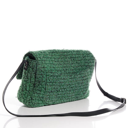 Chanel Tweed Easy 2.55 Reissue XXL Maxi Flap Green 3 of 8
