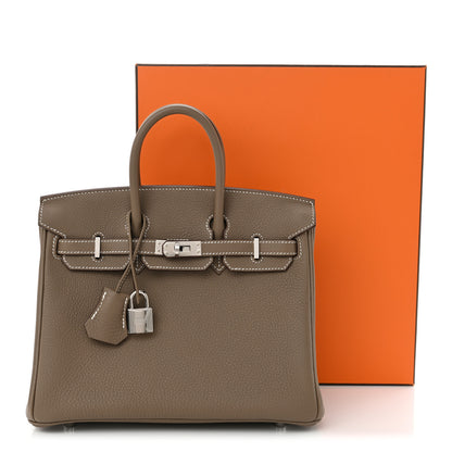 Hermes Togo Birkin 25 Etoupe 10 of 10