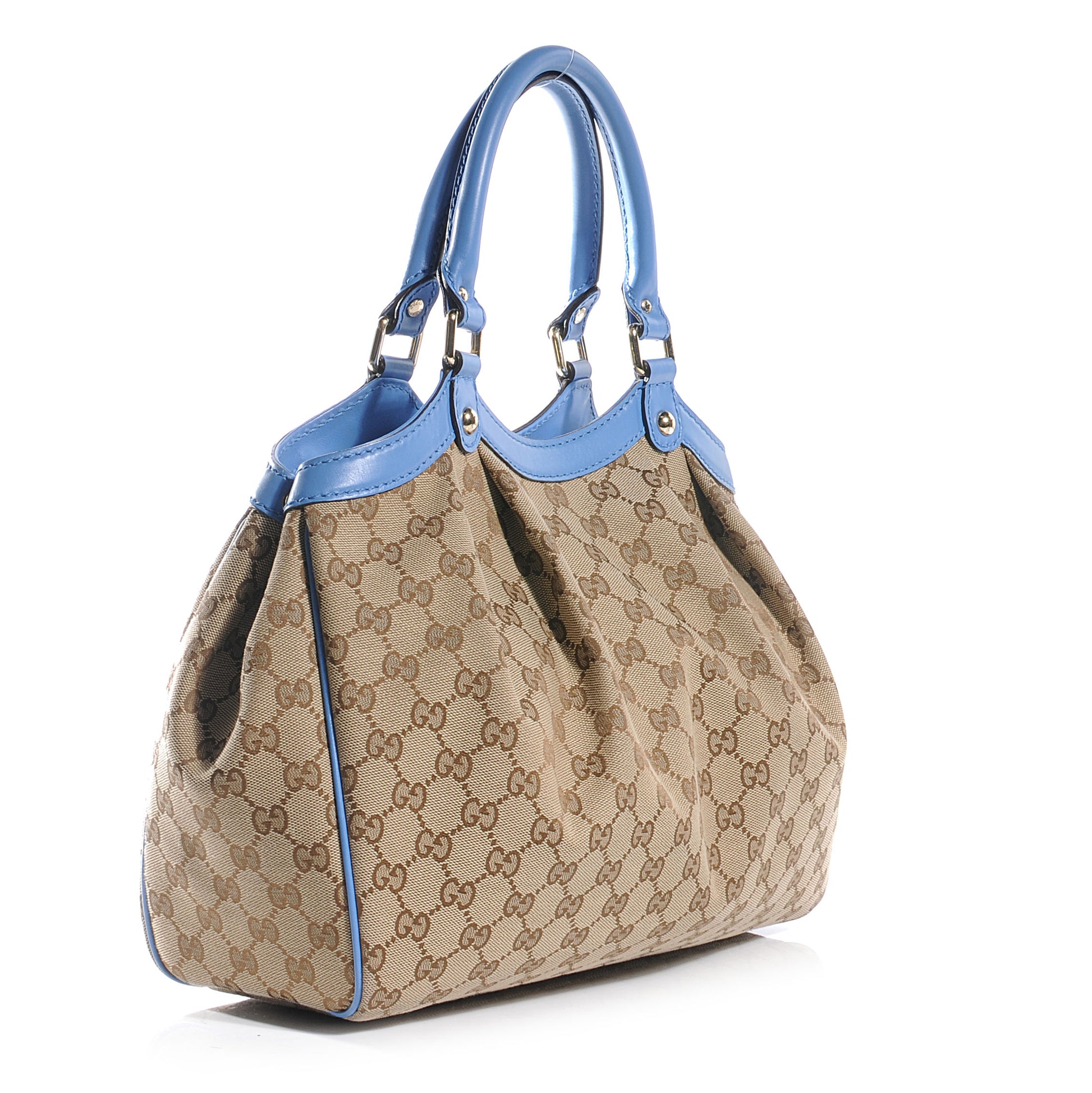 Gucci Monogram Medium Sukey Blue 3 of 7