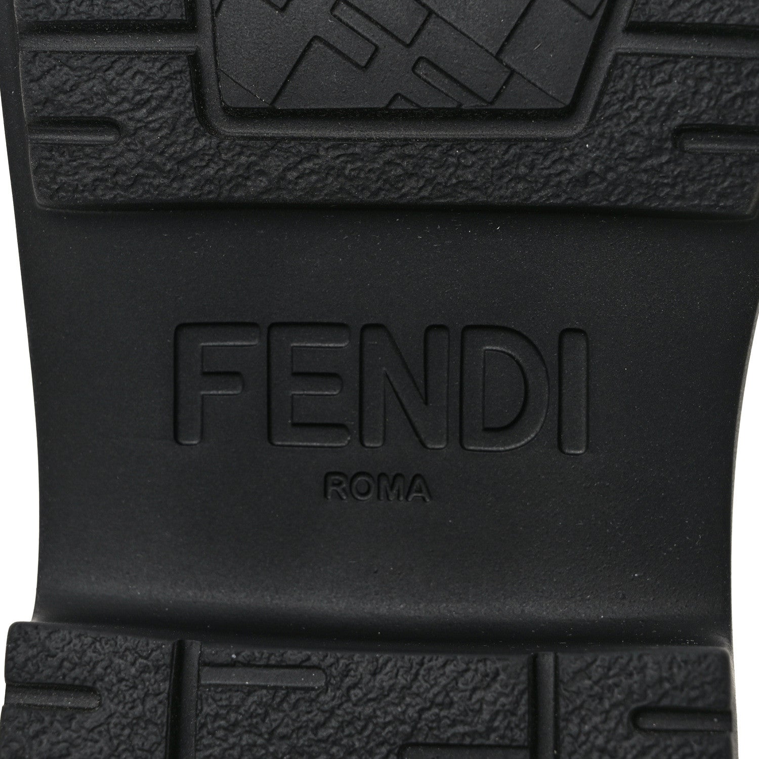 Fendi Vitello Abrasivato Fendigraphy 50mm Loafers 38.5 Blanco Babe 8 of 11