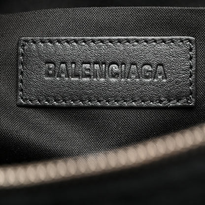 Balenciaga Sponge Fabric BB Monogram Medium Jumbo Pouch Black 5 of 7