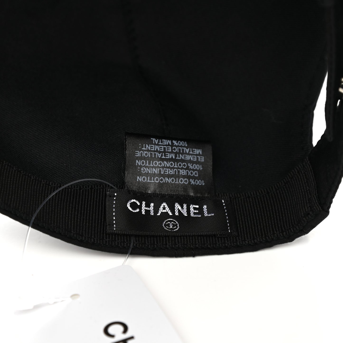 Cotton CC Cap Hat Black
