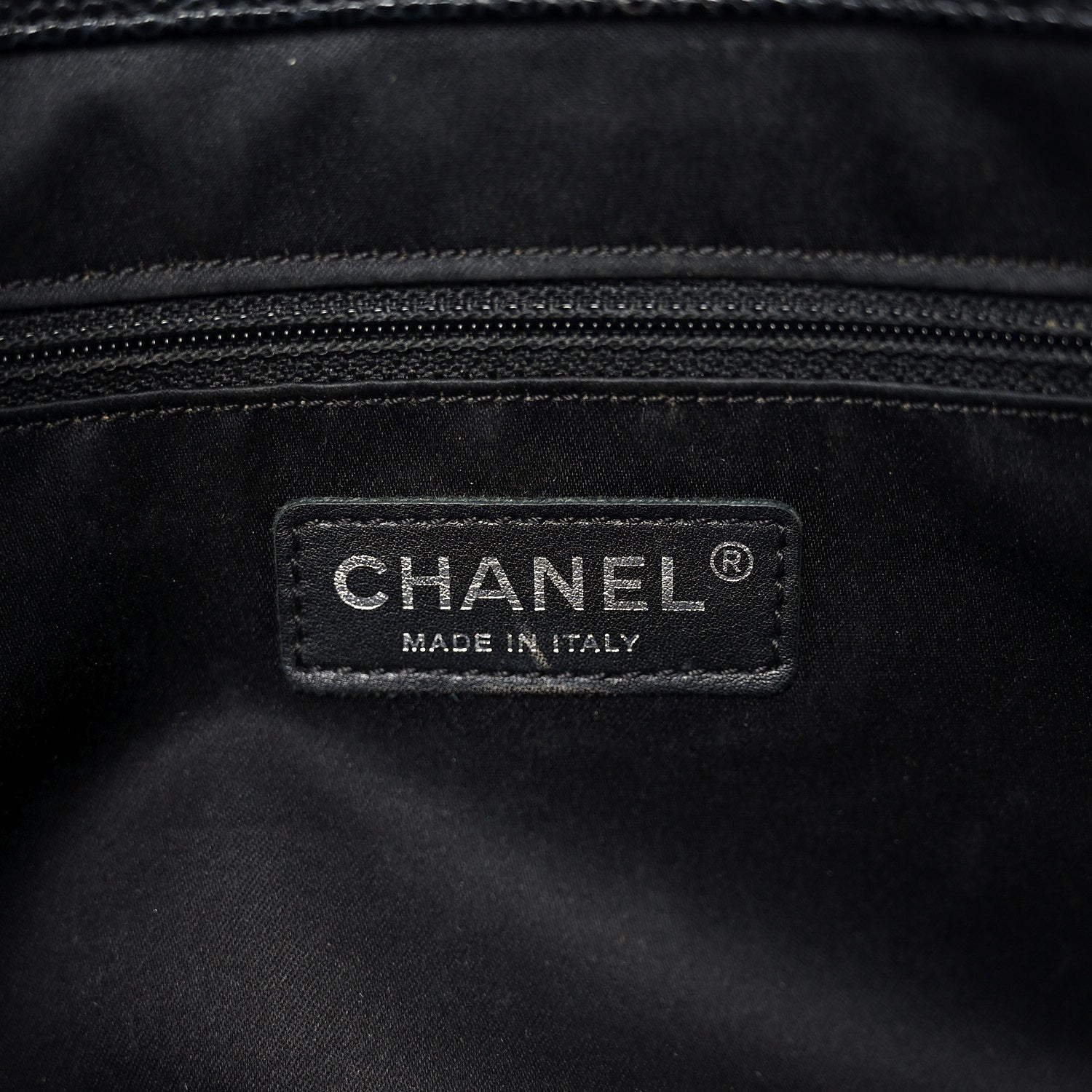 Chanel Caviar Quilted XL Grand Shopping Tote GST Black 5 of 9
