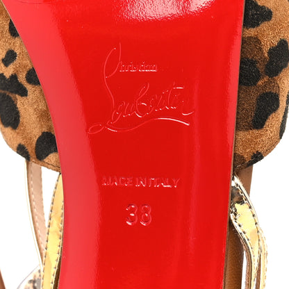 Christian Louboutin Levitagirl 120 Sandals 38 Leopard 6 of 7