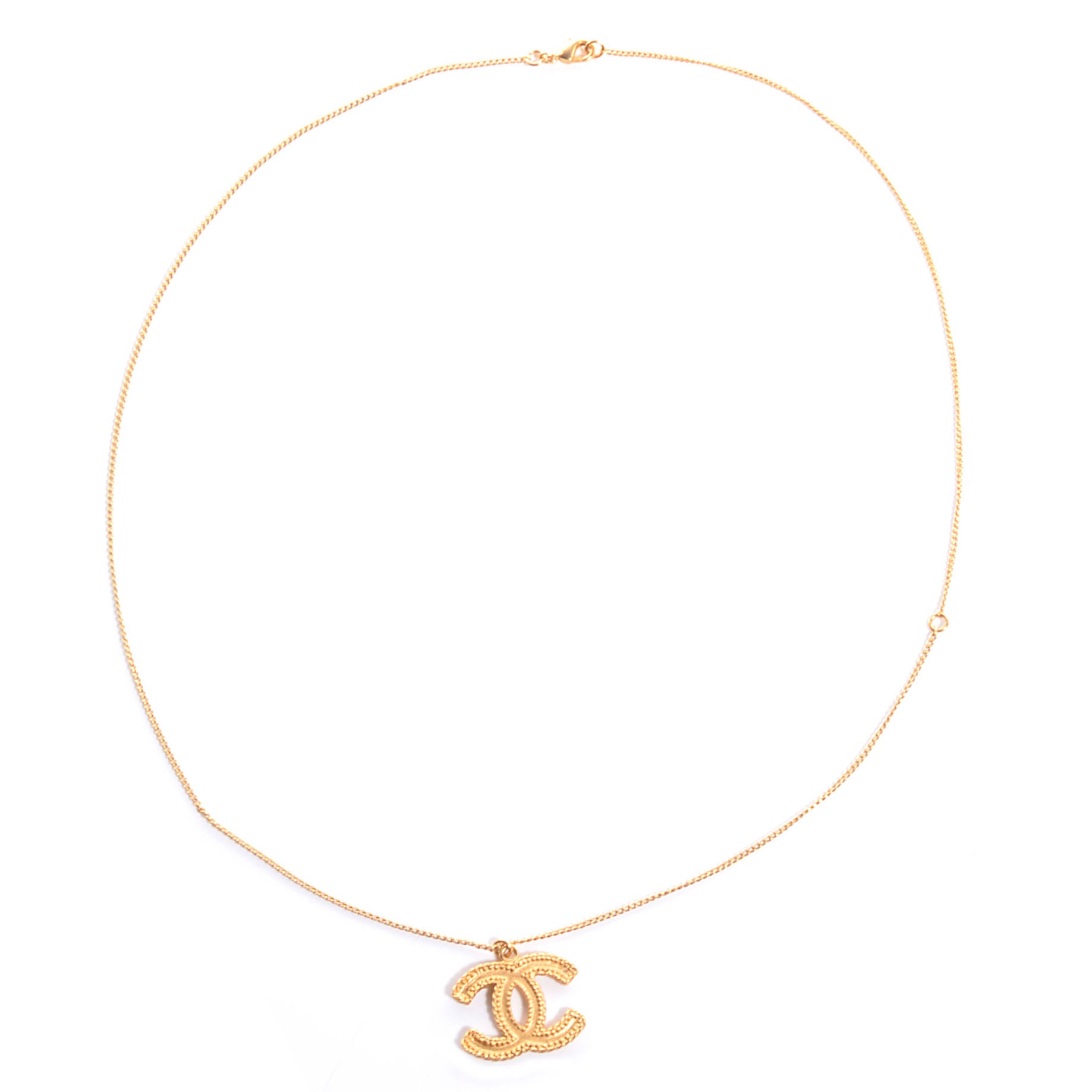 Chanel CC Necklace Gold 4 of 5