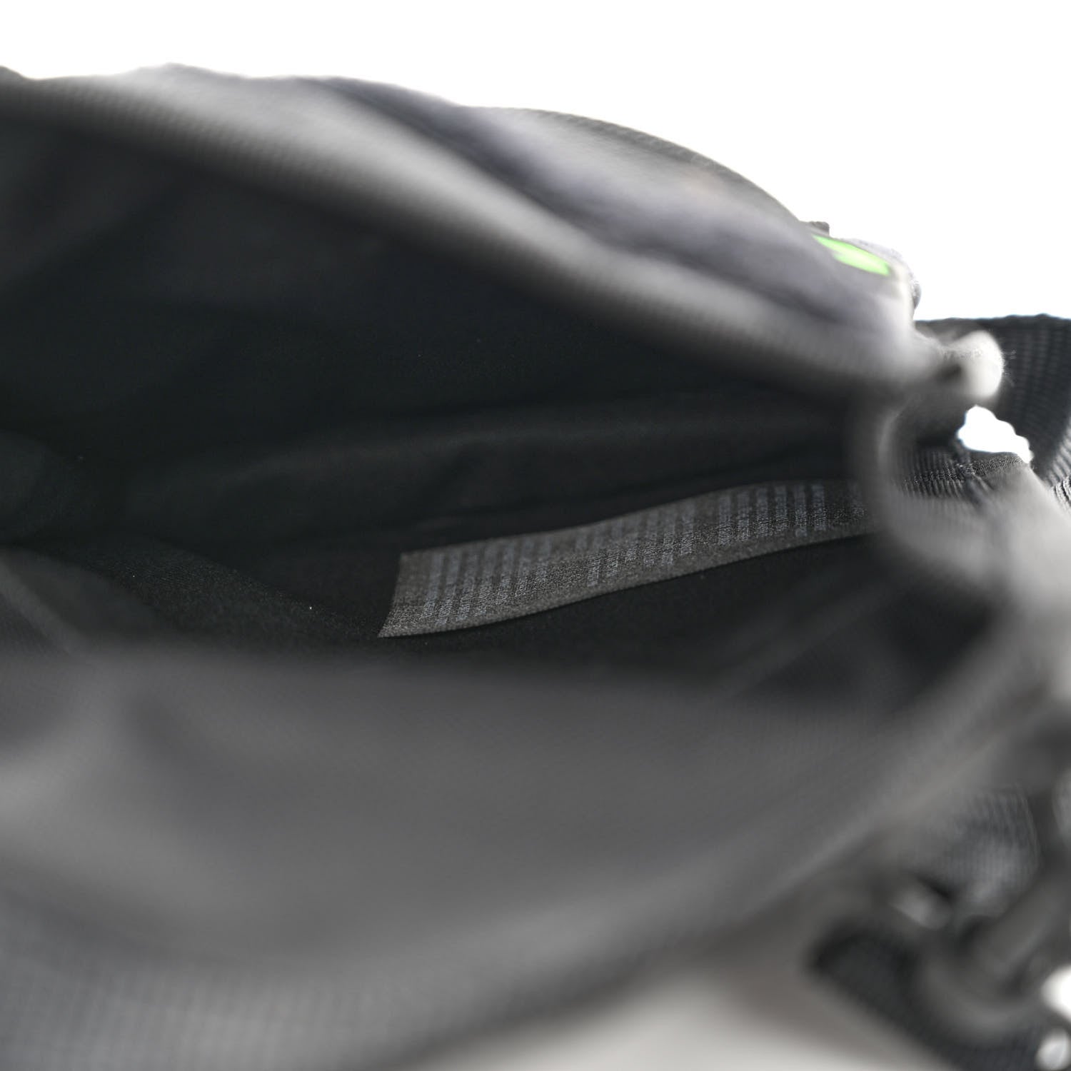 Balenciaga Nylon Logo Multi Patch Small Explorer Pouch with Strap Black 5 of 10