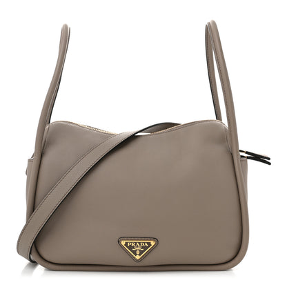 Prada Soft Calfskin Darling Shoulder Bag Argilla 1 of 9