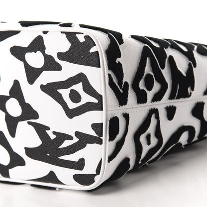Louis Vuitton X UF Tufted Monogram Neverfull MM Black White 7 of 10