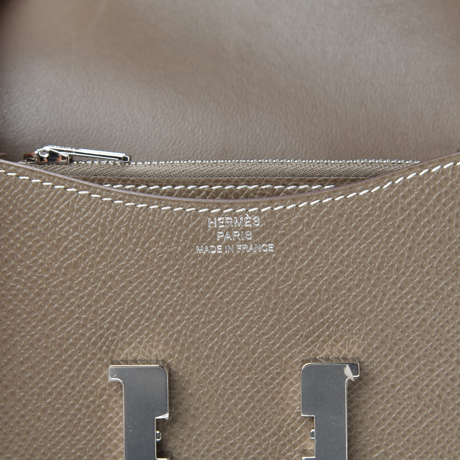 Hermes Epsom Constance Slim Wallet Etoupe 6 of 9