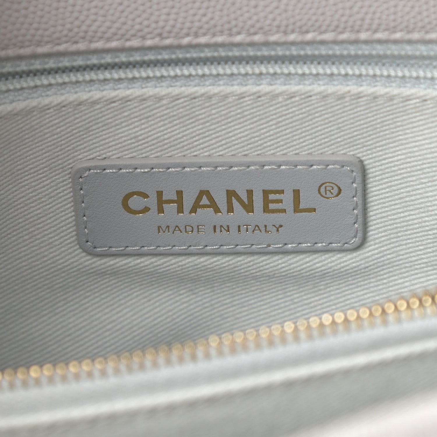 Chanel Caviar Quilted Small Coco Handle Flap Light Grey 6 of 11