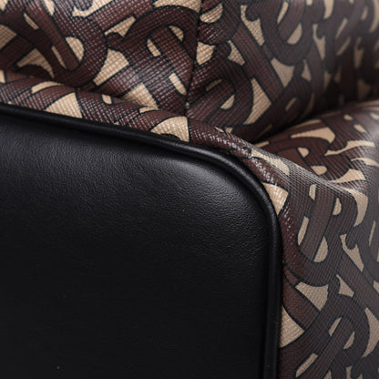 Burberry E-Canvas Monogram Stripe Backpack Bridle Brown 9 of 12