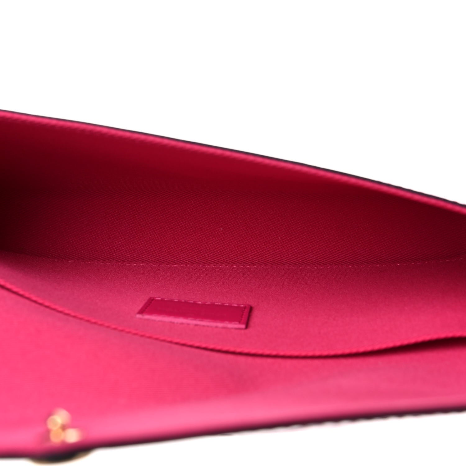 Louis Vuitton Vernis Valentine Pochette Felicie Chain Wallet Fuchsia 5 of 10