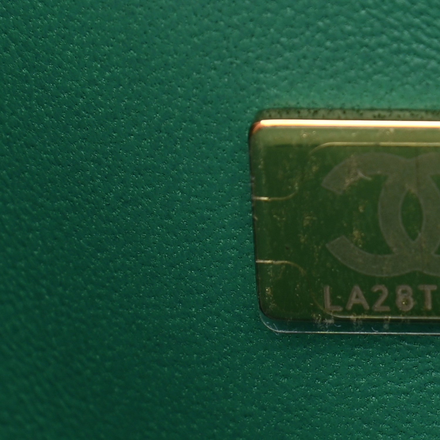 Chanel Iridescent Calfskin Quilted Medium Double Flap Green 7 of 11