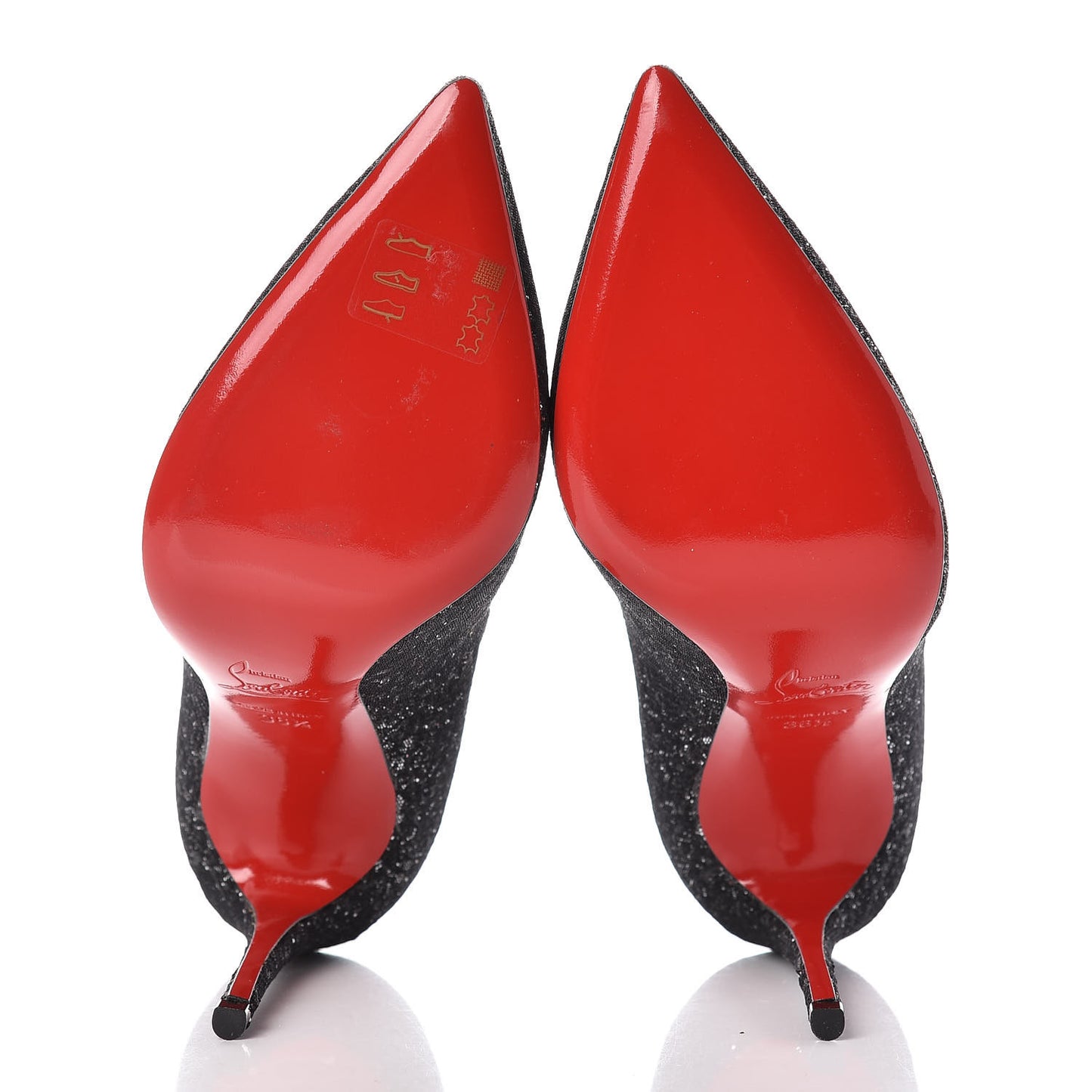 Glitter Resille Pigalle Follies 100 Pumps 36.5 Black