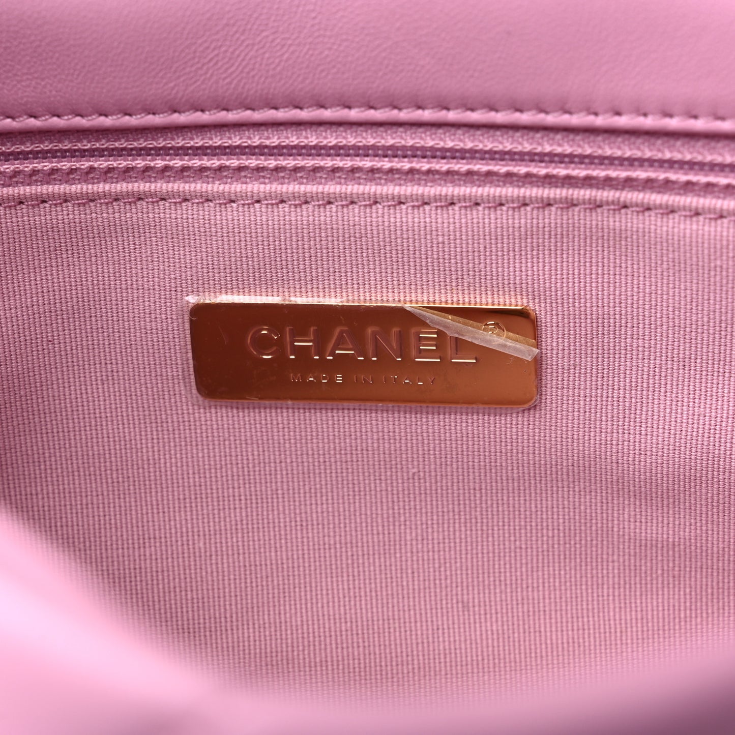 Lambskin Quilted Medium Chanel 19 Flap Pink