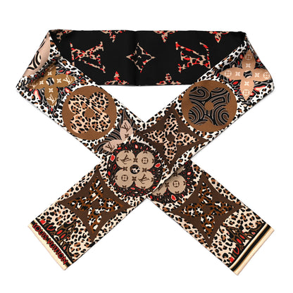 Louis Vuitton Silk Monogram Jungle Mania Bandeau Beige 1 of 3