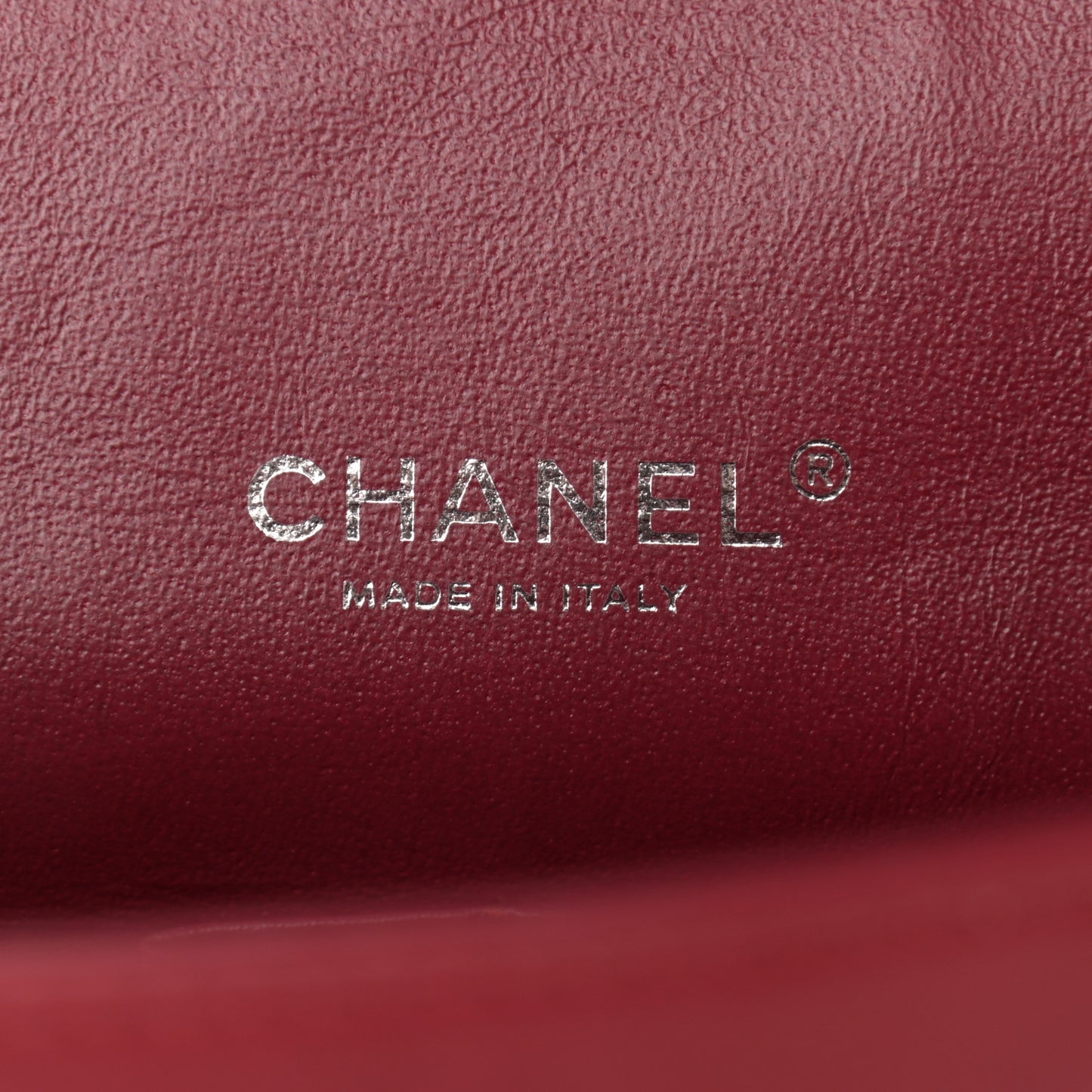 Patent Quilted Maxi Double Flap Red