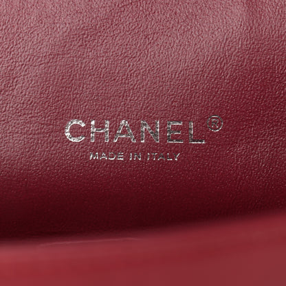 Chanel Patent Quilted Maxi Double Flap Red 6 of 13