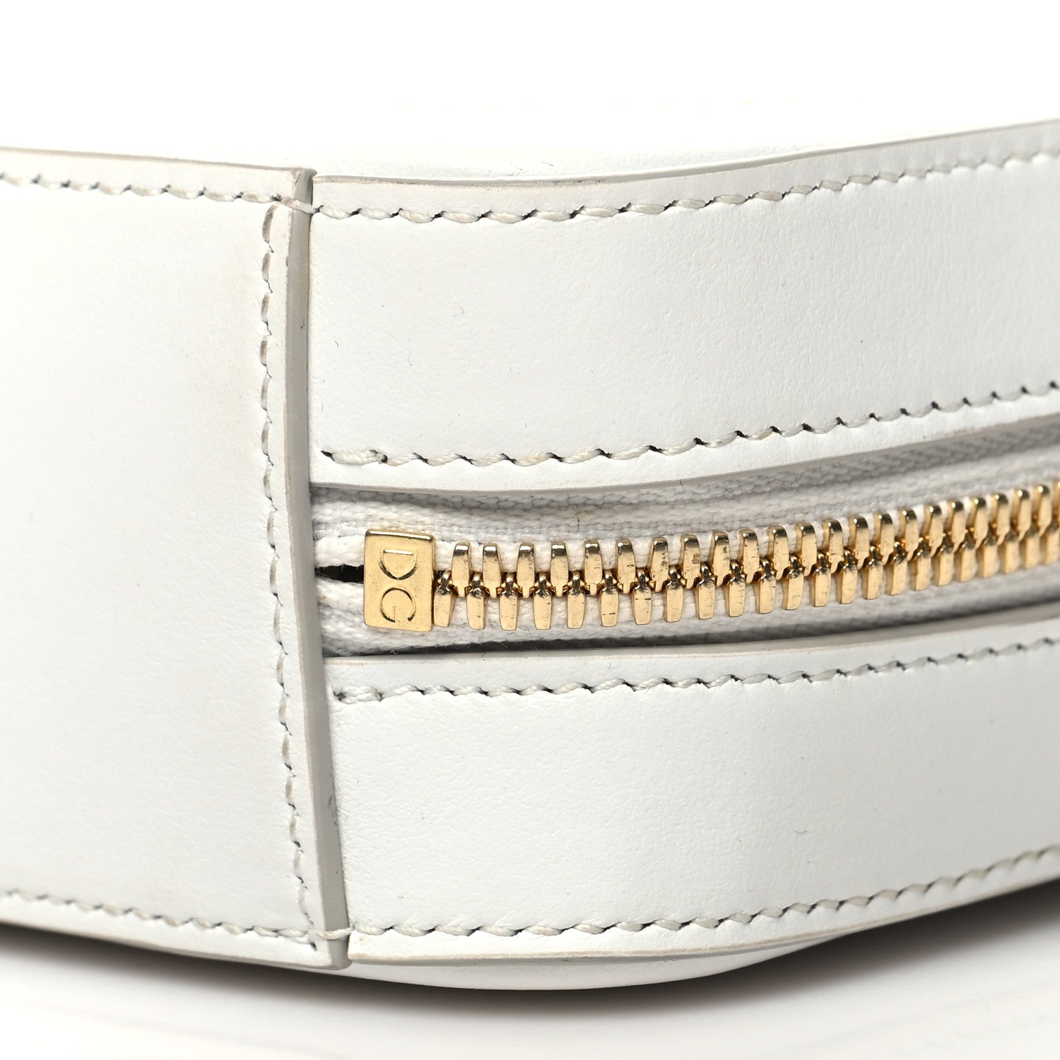 Dolce & Gabbana Calfskin Medium DG Logo Camera Crossbody Bag White 9 of 11