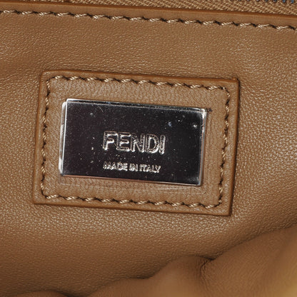 Fendi Nappa Colorblock Mini Peekaboo Iconic Satchel Blue Royal Papavero Cuoio 6 of 6
