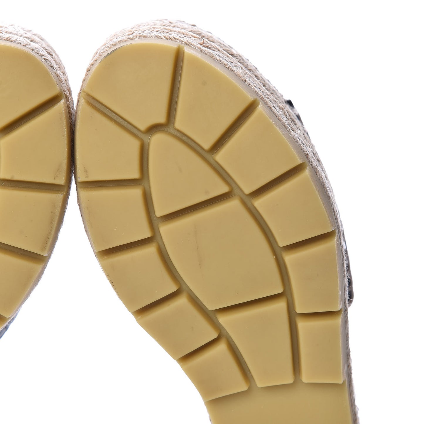 Nappa Matelasse GG Marmont Platform Espadrille Slide Sandals 37 Black