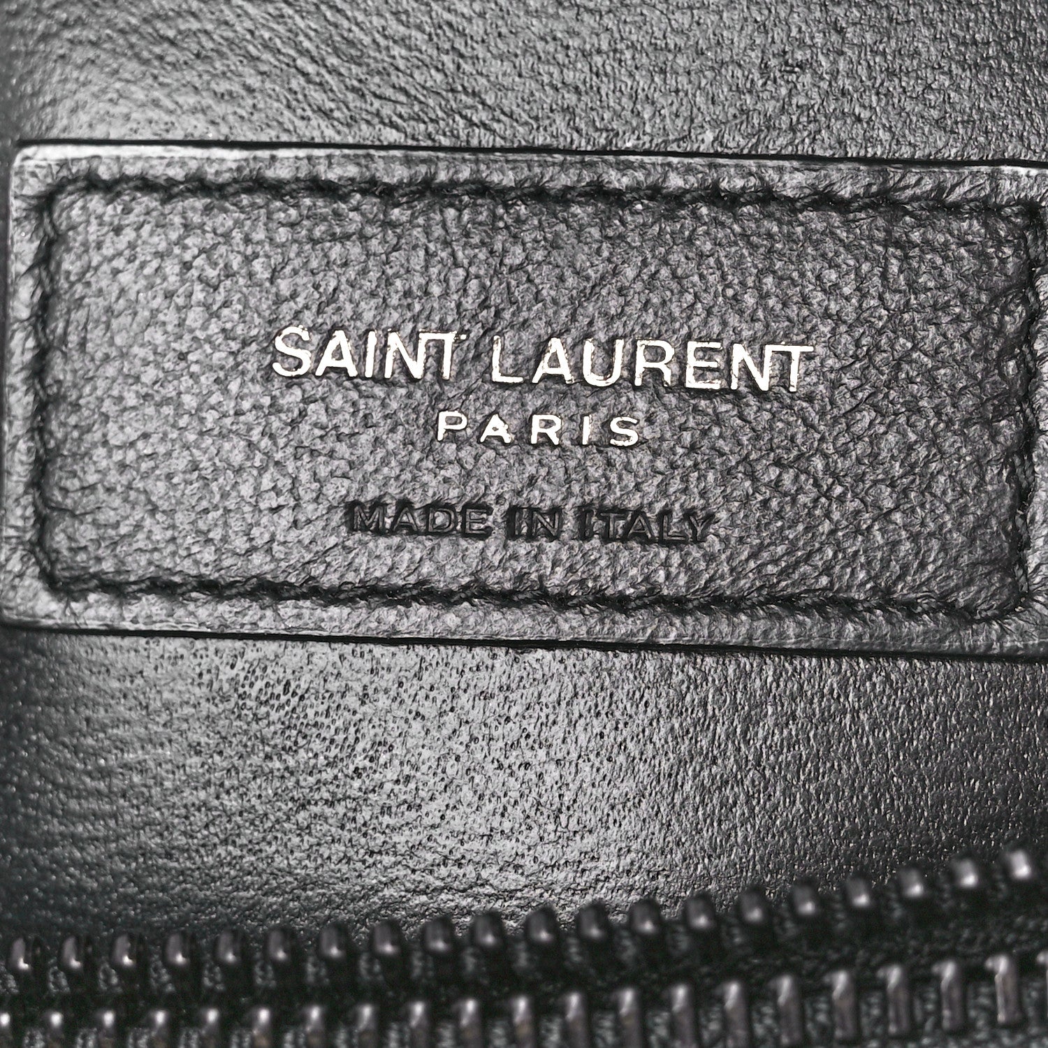 Saint Laurent Calfskin Y Quilted Monogram Monochrome Small Loulou Chain Satchel Black 7 of 12