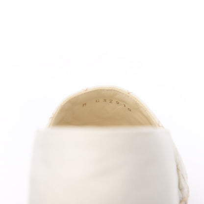 Chanel Fabric Biarritz CC Espadrilles 37 Beige 9 of 11