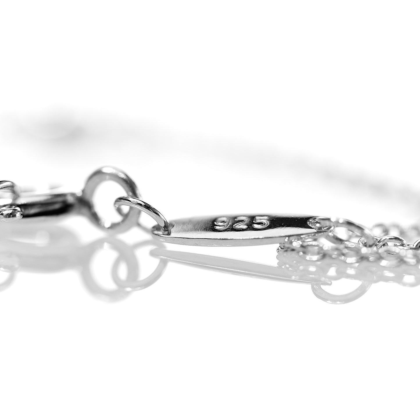 Sterling Silver Diamond .05ct Elsa Peretti Diamonds by the Yard Bracelet
