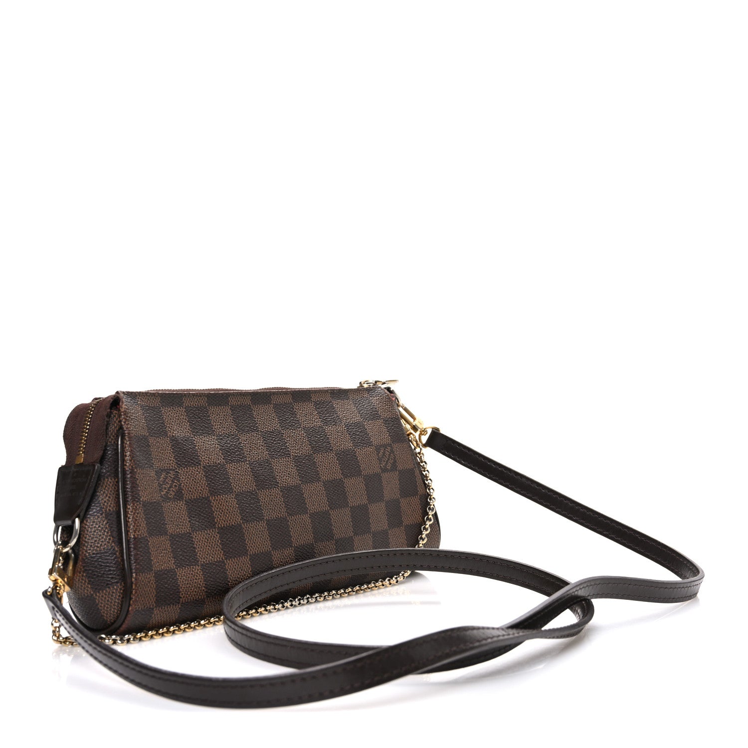 Louis Vuitton Damier Ebene Eva Clutch 3 of 12