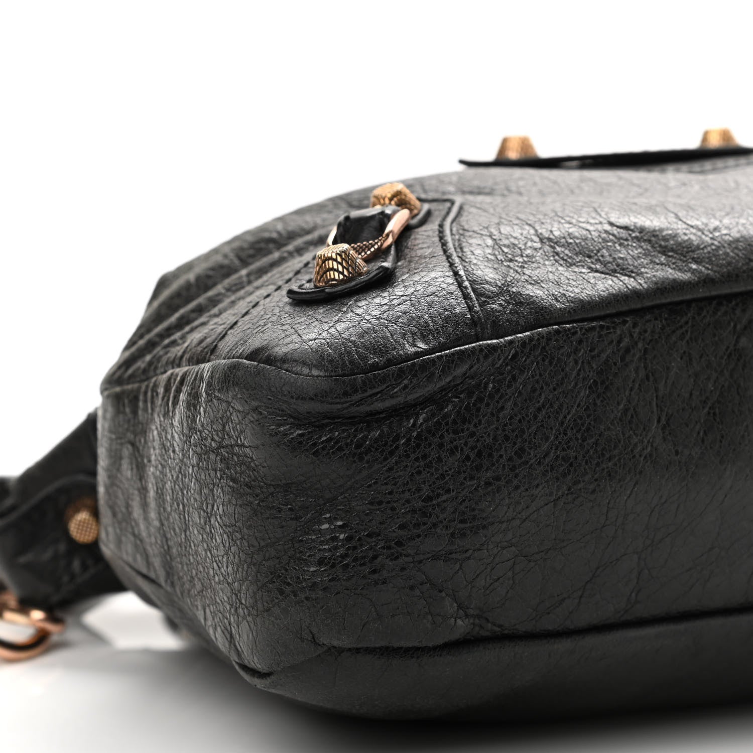 Balenciaga Agneau Giant 12 Rose Gold Hardware Town Black 9 of 13