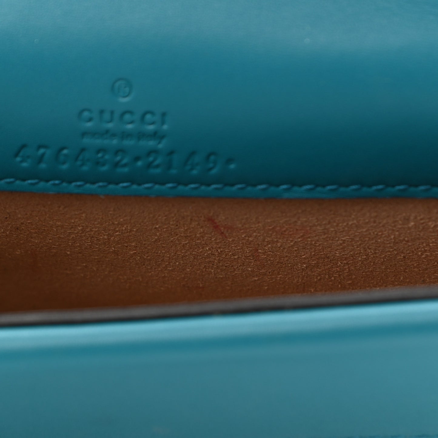Velvet Super Mini Dionysus Shoulder Bag Pavone Cyan