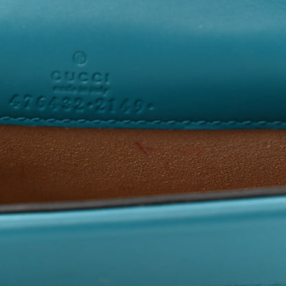 Gucci Velvet Super Mini Dionysus Shoulder Bag Pavone Cyan 10 of 11