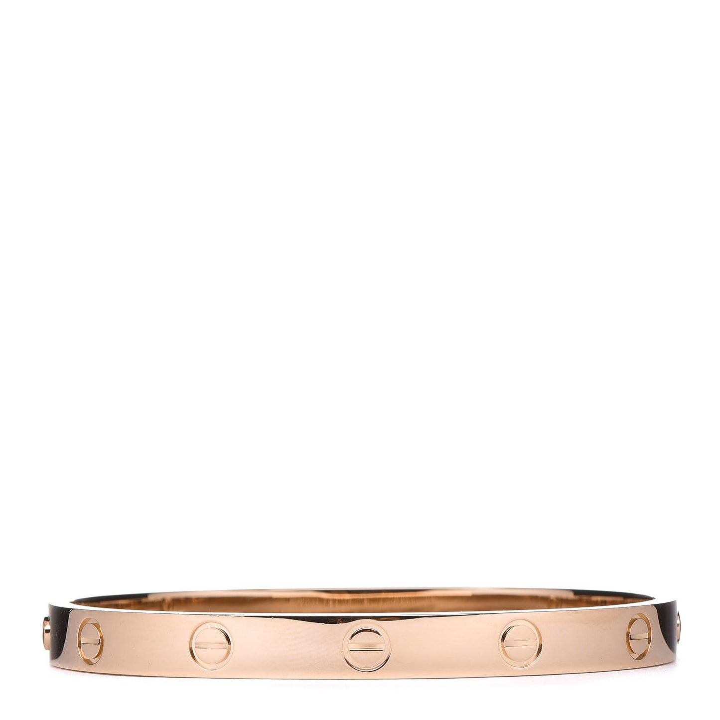 18K Pink Gold LOVE Bracelet 17