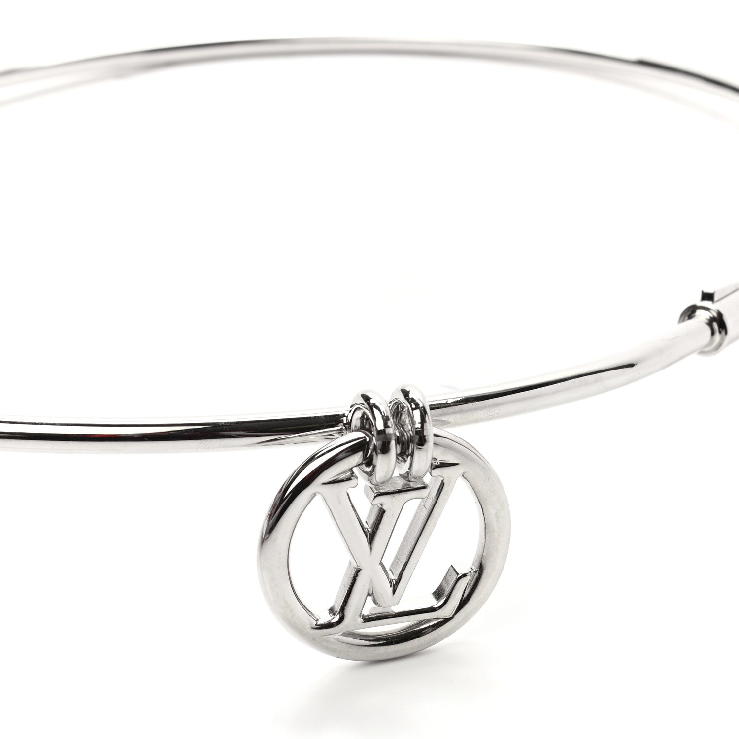 Louis Vuitton Metal LV Circle Belt M Silver 5 of 5