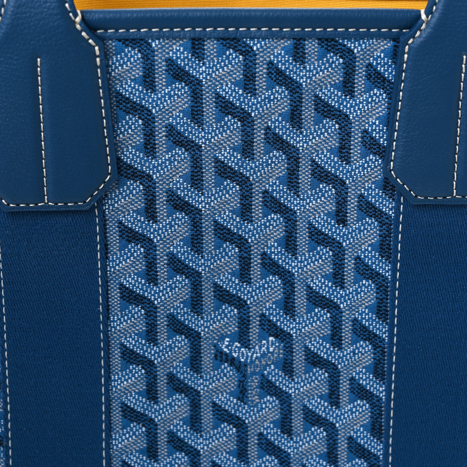 Goyard Goyardine Villette PM Tote Ocean Blue 7 of 9