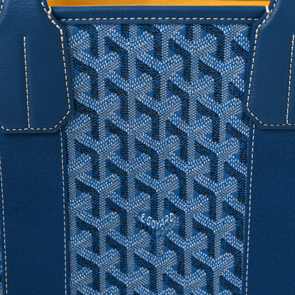 Goyard Goyardine Villette PM Tote Ocean Blue 7 of 9