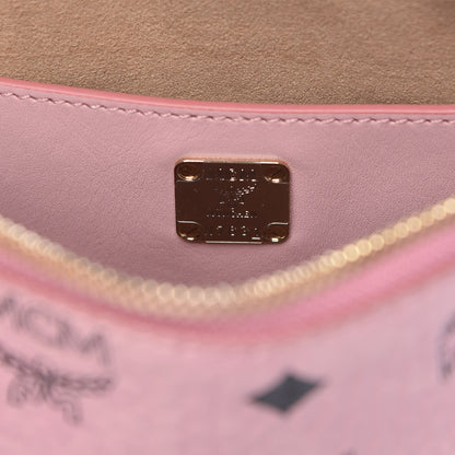 MCM Visetos Medium Millie Zip Crossbody Bag Soft Pink 5 of 8