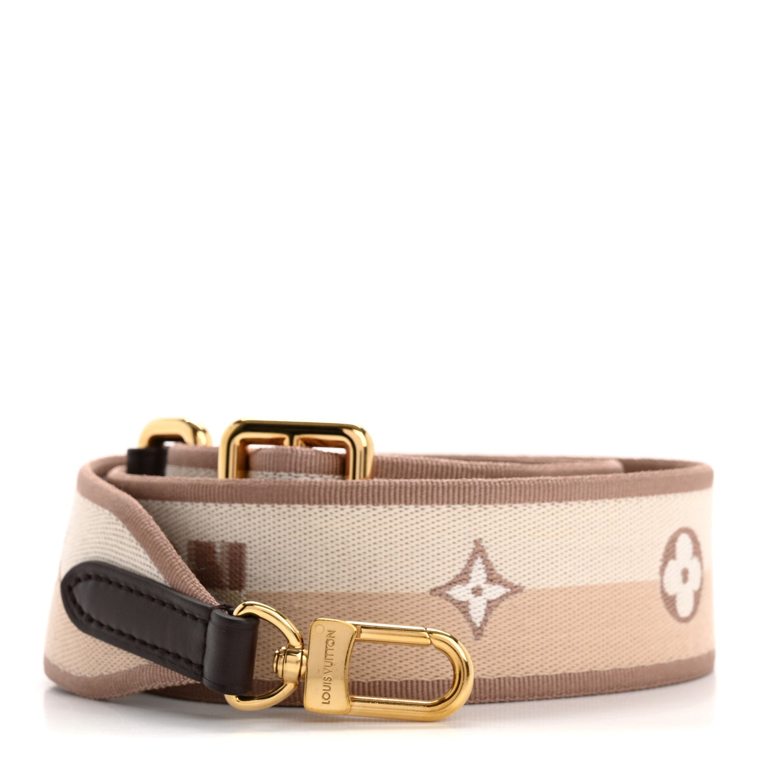 Louis Vuitton Jacquard Speedy Bandouliere 20 Shoulder Strap Beige Brown 1 of 5