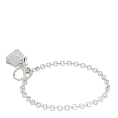 Hermes Sterling Silver Kelly Amulettes Bracelet SH 2 of 4