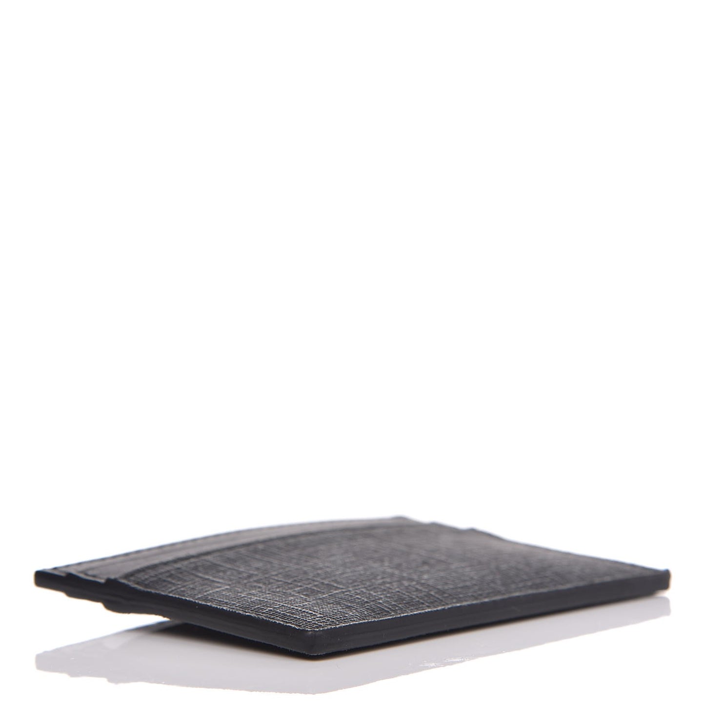 GG Supreme Monogram Card Holder Black Grey