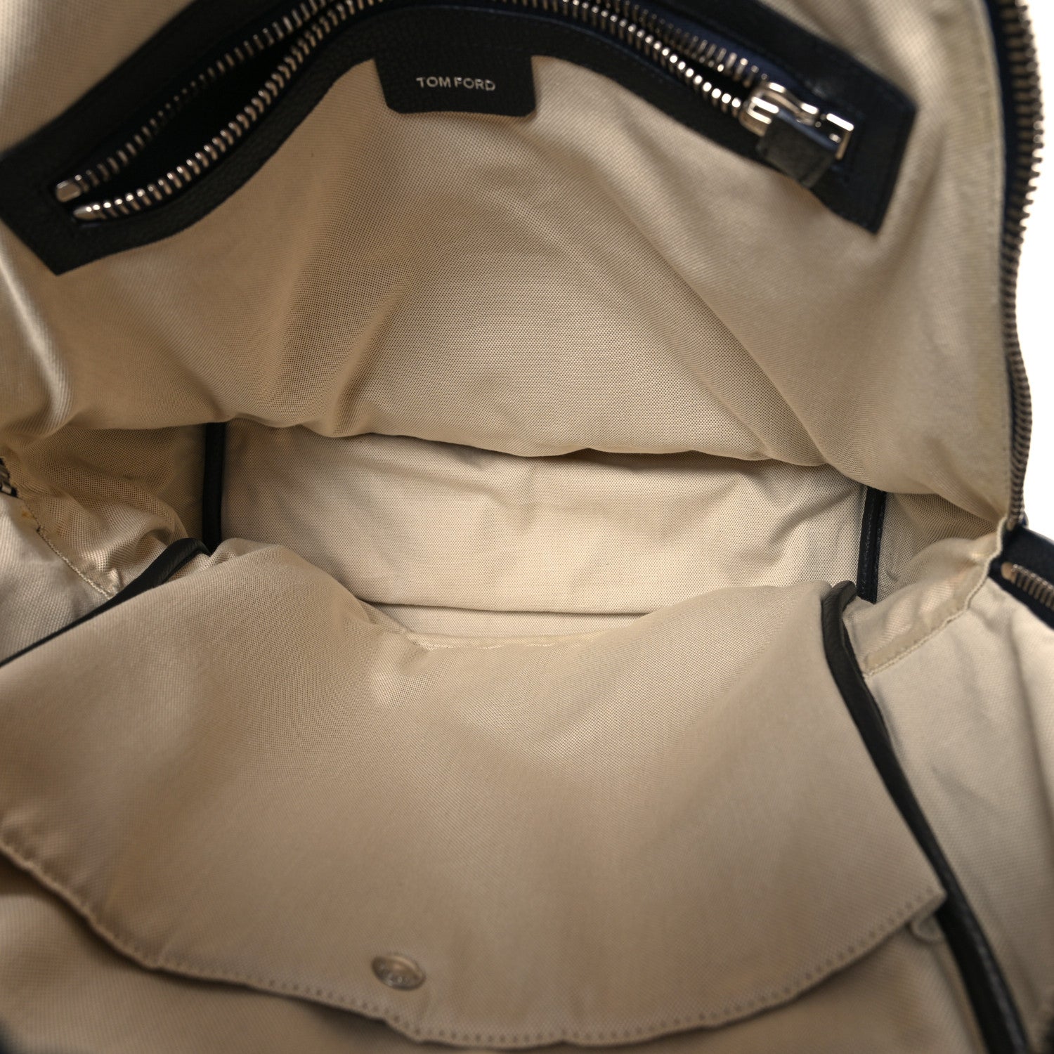 Tom Ford Grained Calfskin Buckley Backpack Navy 5 of 9