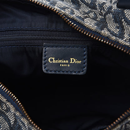 Christian Dior Monogram Boston Navy Blue 6 of 15
