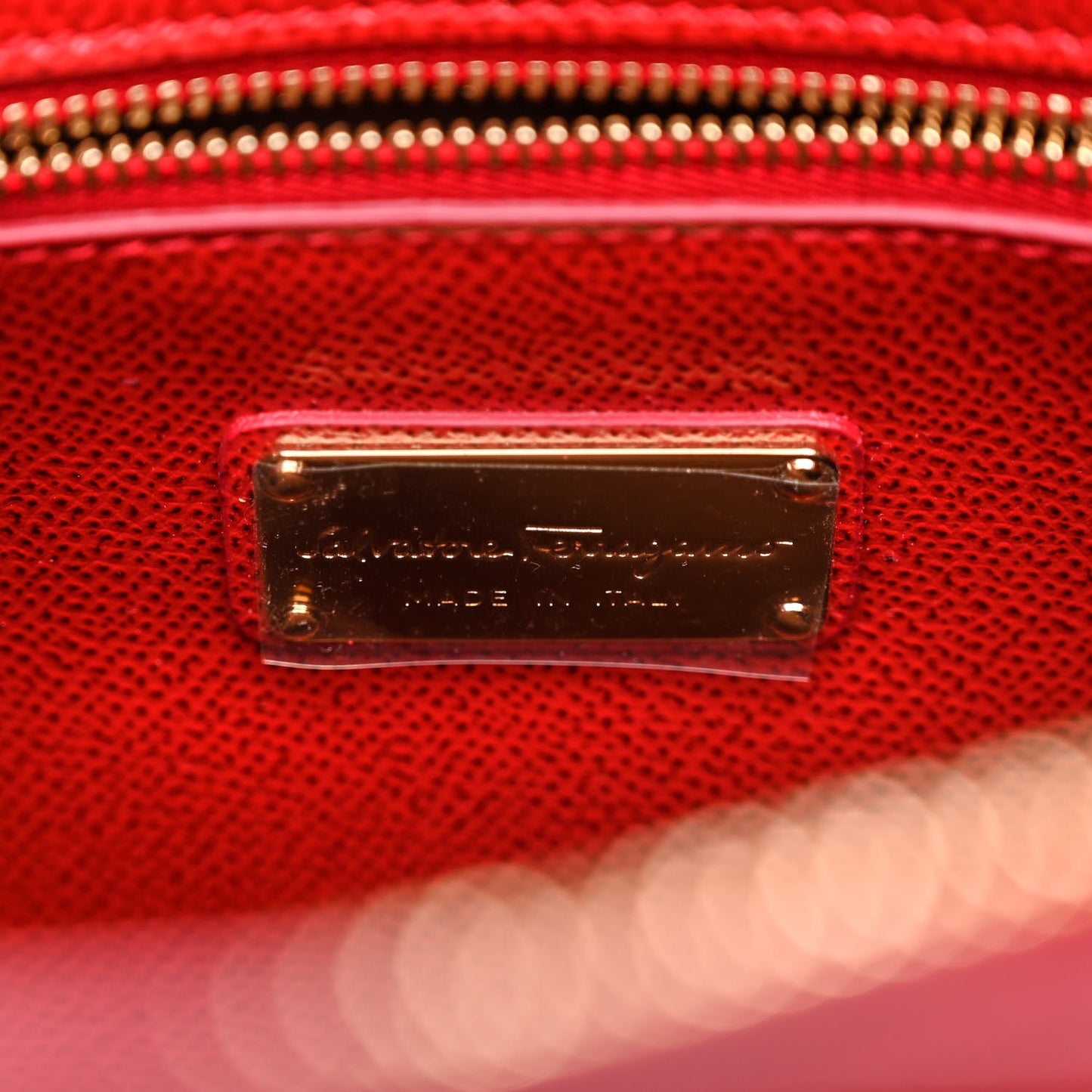 Hammered Calfskin Today Satchel Lipstick