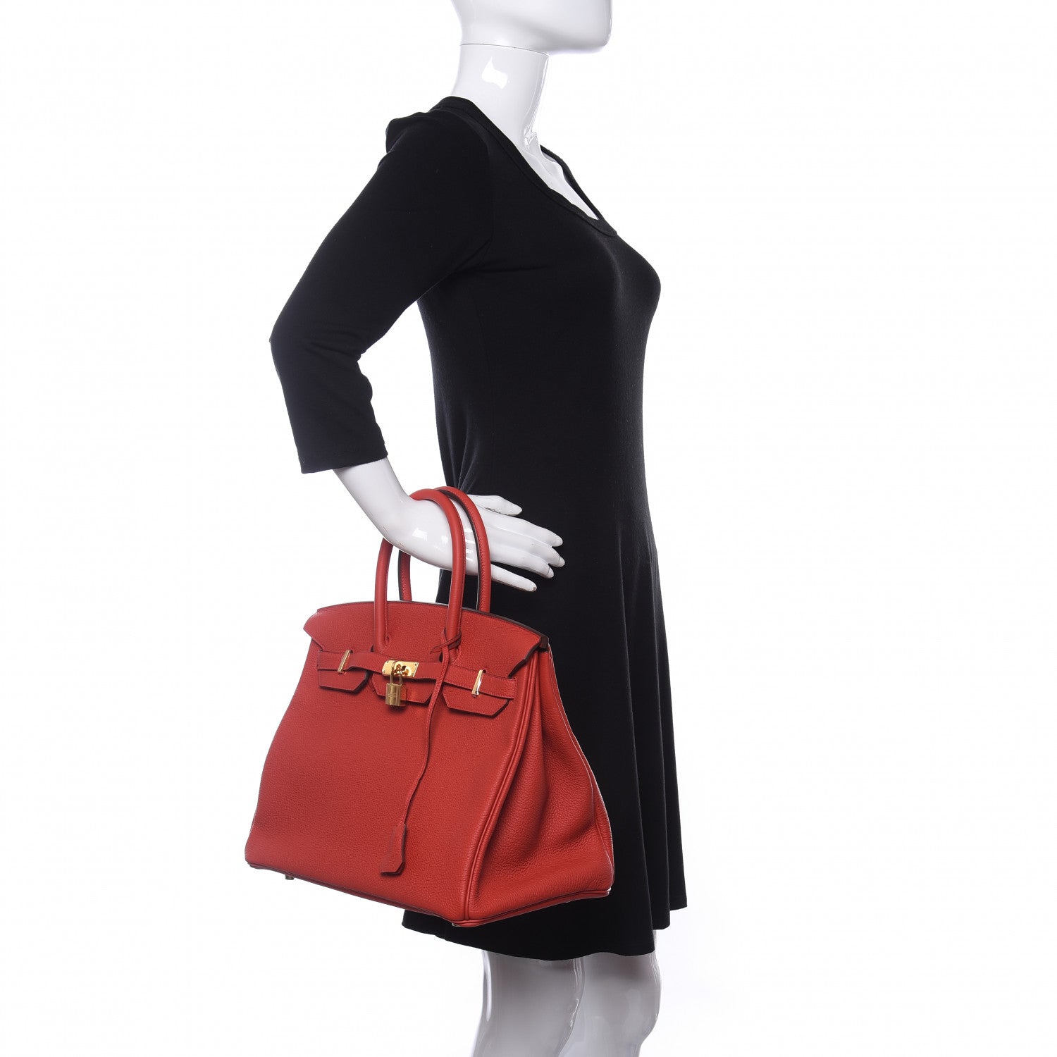 Hermes Togo Birkin 35 Rouge Tomate 2 of 11